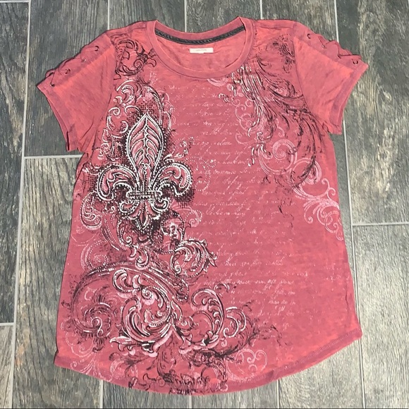 Maurices Tops - Maurice’s Rhinestone Embellished Graphic T-shirt